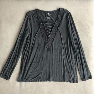 AE Soft & Sexy Gray long sleeve